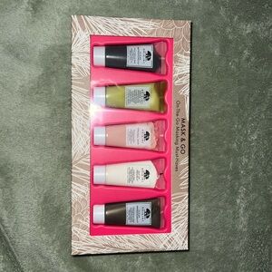 Brand new origin, mask, and go set